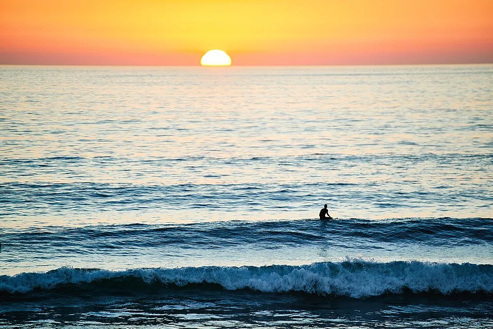 Surfing in Mompiche Ecuador
